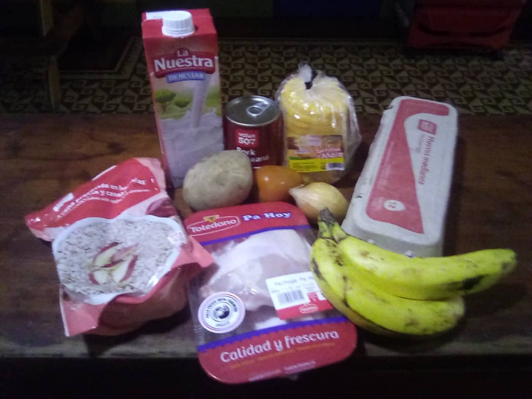 Food purchased for 15 bucks in Panama City